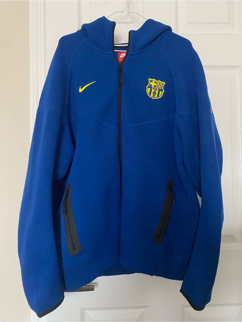 Fc Barcelona Nike Tech Fleece Jacket Size XL